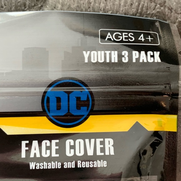 NEW!! Set of 3 Batman Face Masks - Picture 3 of 3